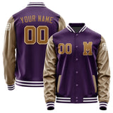 Custom Purple Khaki Jacket Jb0707220718221818