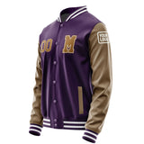 Custom Purple Khaki Jacket Jb0707220718221818