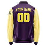 Custom Purple Light Yellow Jacket Jb0707260717261817