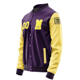 Custom Purple Light Yellow Jacket Jb0707260717261817