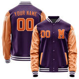 Custom Purple Orange Jacket Jb0707280718281818