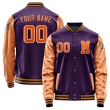 Custom Purple Orange Jacket Jb0707280719281817