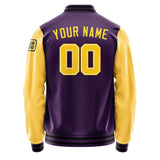 Custom Purple Gold Jacket Jb0707300717301817