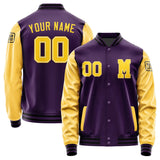 Custom Purple Gold Jacket Jb0707300717301817