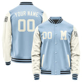 Custom Light Blue Cream Jacket