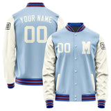 Custom Light Blue Cream Jacket