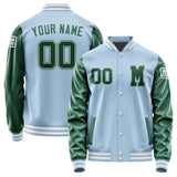 Custom Light Blue Green Jacket