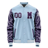 Custom Light Blue Purple Jacket Jb0808070818071818