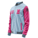 Custom Light Blue Pink Jacket Jb0808130817131817