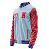 Custom Light Blue Red Jacket Jb0808140915141817