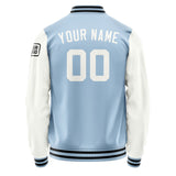 Custom Light Blue White Jacket Jb0808180817181817