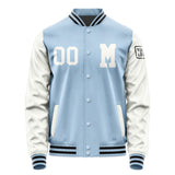 Custom Light Blue White Jacket Jb0808180817181817