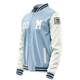 Custom Light Blue White Jacket Jb0808180817181817