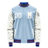 Custom Light Blue White Jacket Jb0808180915181817