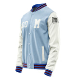 Custom Light Blue White Jacket Jb0808180915181817