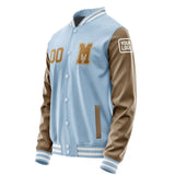 Custom Light Blue Khaki Jacket Jb0808220818221818