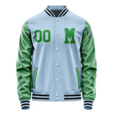 Custom Light Blue Emerald Green Jacket Jb0808240817241817