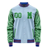 Custom Light Blue Emerald Green Jacket Jb0808240915241817