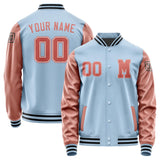 Custom Light Blue Copper Rose Jacket