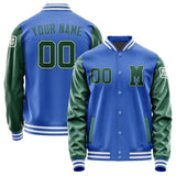 Custom Sky Blue Green Jacket