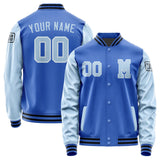 Custom Sky Blue Light Blue Jacket