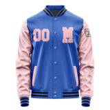 Custom Sky Blue Light Pink Jacket Jb0909210917211817