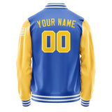 Custom Sky Blue Gold Jacket Jb0909300918301818