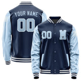 Custom Blue Light Blue Jacket