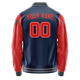 Custom Blue Orange Red Jacket Jb1010121004121817