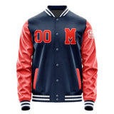 Custom Blue Orange Red Jacket Jb1010121018121818