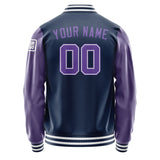 Custom Blue Light Purple Jacket Jb1010231018231818