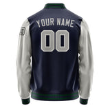 Custom Navy Gray Jacket Jb1111041105041817