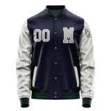 Custom Navy Gray Jacket Jb1111041105041817