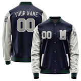 Custom Navy Gray Jacket Jb1111041105041817