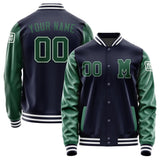 Custom Navy Green Jacket