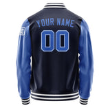 Custom Navy Sky Blue Jacket Jb1111091118091818