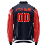 Custom Navy Orange Red Jacket Jb1111121118121818