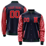 Custom Navy Red Jacket