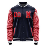 Custom Navy Red Jacket Jb1111141118141818