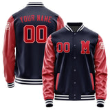 Custom Navy Red Jacket Jb1111141118141818