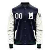 Custom Navy White Jacket Jb1111181105181817