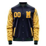 Custom Navy Yellow Jacket Jb1111191105191817