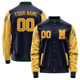 Custom Navy Yellow Jacket