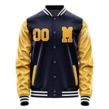 Custom Navy Yellow Jacket Jb1111191118191818