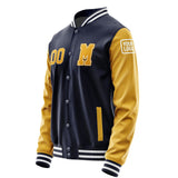 Custom Navy Yellow Jacket Jb1111191118191818