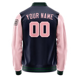 Custom Navy Light Pink Jacket Jb1111211105211817