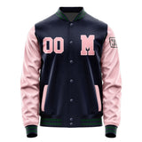 Custom Navy Light Pink Jacket Jb1111211105211817