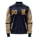 Custom Navy Khaki Jacket Jb1111221105221817