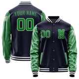 Custom Navy Emerald Green Jacket