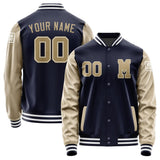 Custom Navy Light Khaki Jacket